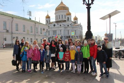 Воспитанники воскресной школы “Горлица” совершили паломническую поездку в Москву и Сергиев Посад